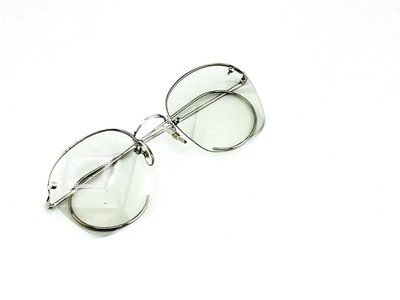 Algha Savile Row Halbrand Brille Silber 14kt GF