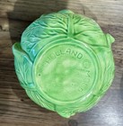 Vintage 1978 Holland Mold Ceramic Cabbage Leaf Lidded Bowl / Tureen — photo 5