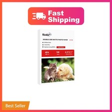 Koala Double Sided Matte Photo Paper 8.5X11 Inch 48LB 100 Sheets Presentati...