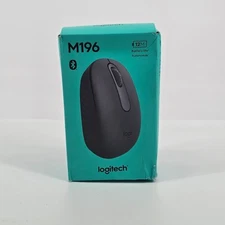 Logitech M196 Bluetooth Wireless Mouse, Compact and Portable Mouse - Graphite