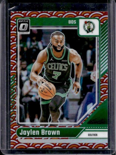 2024-25 Panini Donruss Optic Jaylen Brown Photon Prizm #206 Celtics