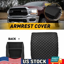 Fits 2019-2024 Dodge RAM Console Armrest Leather Cover Cushion Pad Protector H