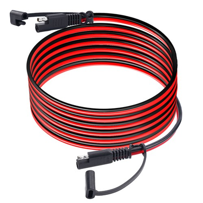 #ad #ad SAE To SAE Battery Cable Tender Terminal Connector 15ft 14AWG Extension Cord $15.99