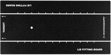 Heavy Duty Golf Club Lie Fitting Board, Textured Surface Training Aid for Indoor