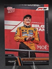 Oscar Piastri 2025 Topps Now Formula 1 #52 Most Wins by AUS Driver *In Hand*