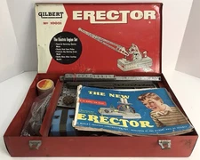 A.C. GILBERT ERECTOR SET #10051 THE ELECTRIC ENGINE CRANE SET (B) *READ*