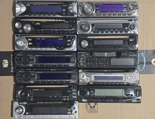 13 Car Stereo Faceplates Lot JVC Sony Pioneer Kenwood Blaupunkt Untested AS-IS