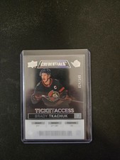 2023-24 Upper Deck Credentials Ticket Access Acetate Brady Tkachuk 24/149 #TA-BT