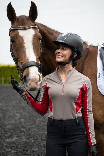 Toggi Ladies Gamma Performance Base Layer - Smoke Red - UK10