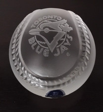 Royal Doulton Toronto Blue Jays Crystal Glass Baseball Ball