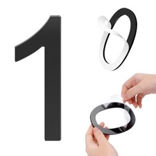 4 Inch House Numbers Self-adhesive House Number Acrylic Modern House Numbers for