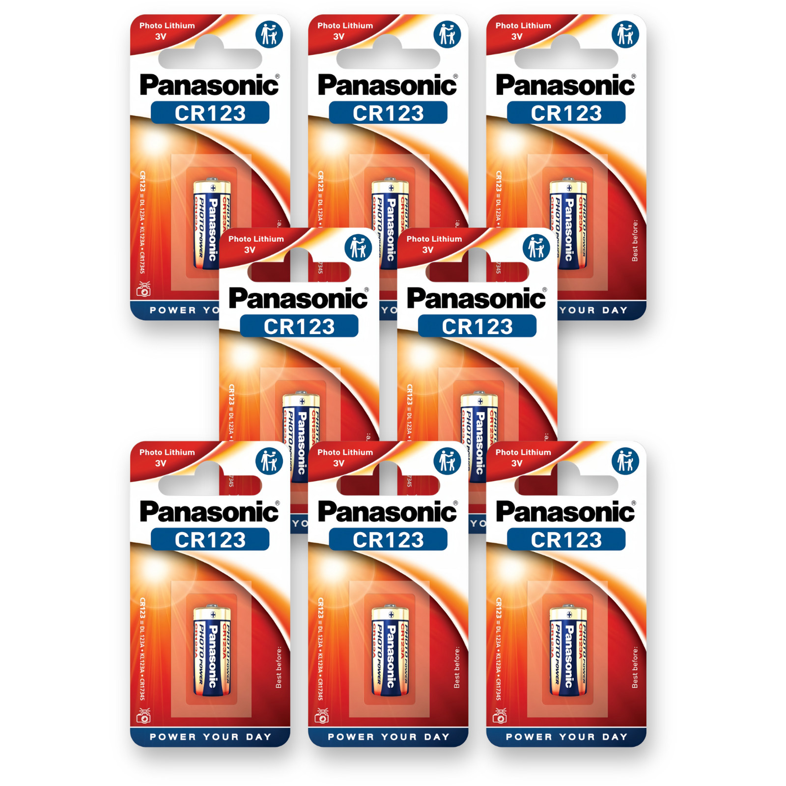 Panasonic CR123 cylindrical lithium battery for high power-consuming lightweight appliances such as smoke alarms, intruder alarm systems, head lamps, cameras, 3V, pack of 1. - Image 14