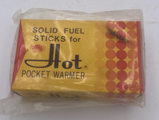 Vintage Hot Pocket Warmer Heater & Solid fuel sticks New NOS