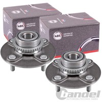 2X A.B.S. RADLAGER-SATZ Hinten Beidseitig Passend FüR Nissan Almera