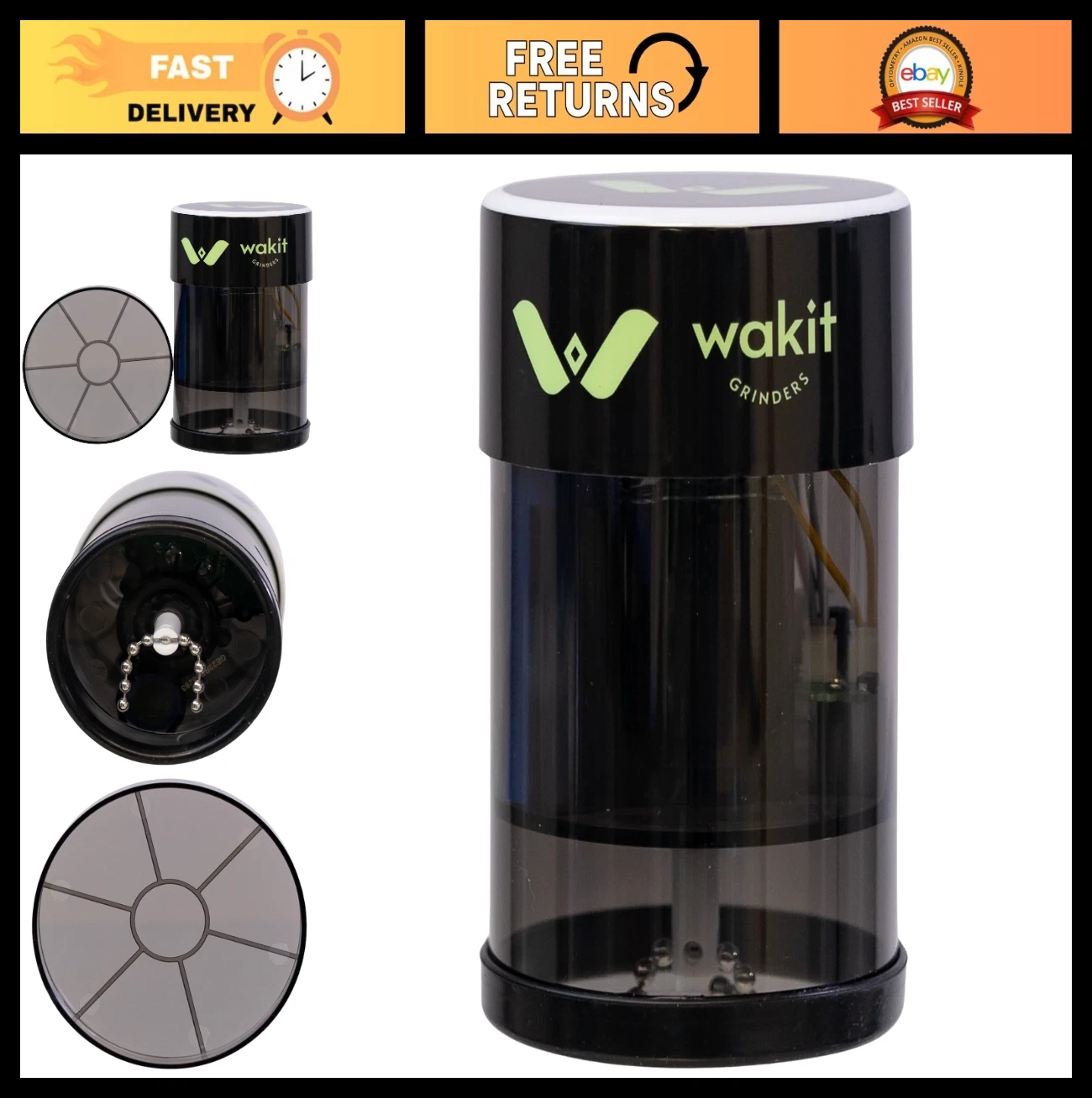 Electric Herb Grinder - Best Automatic Spice Mill, Fast & Efficient Grinding
Opens in a new window o