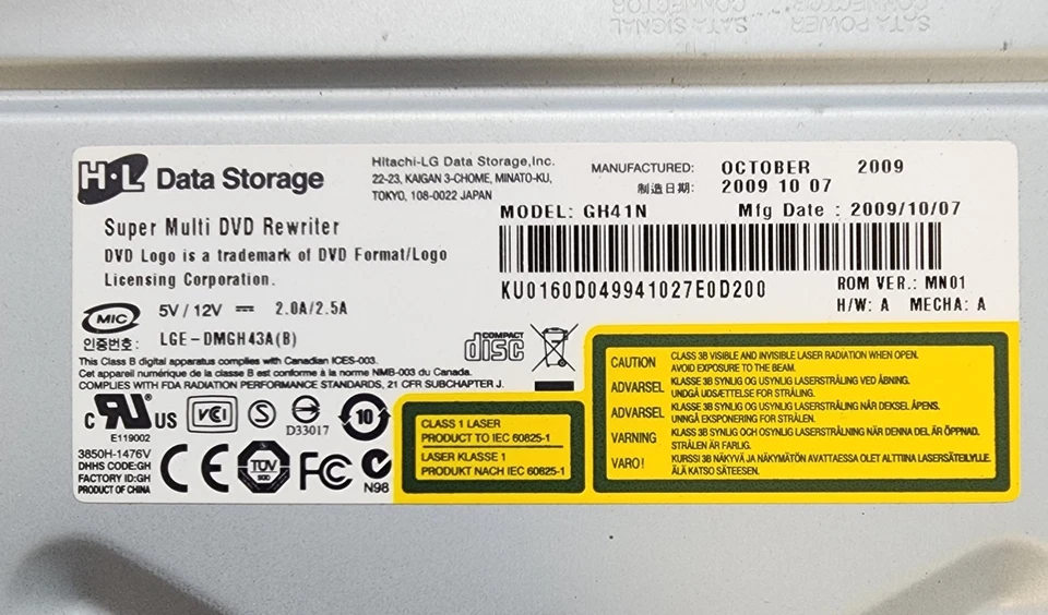 LG GH24NSC0 Internal DVD Drive with M-DISC Support SATA - Image 4 of 4