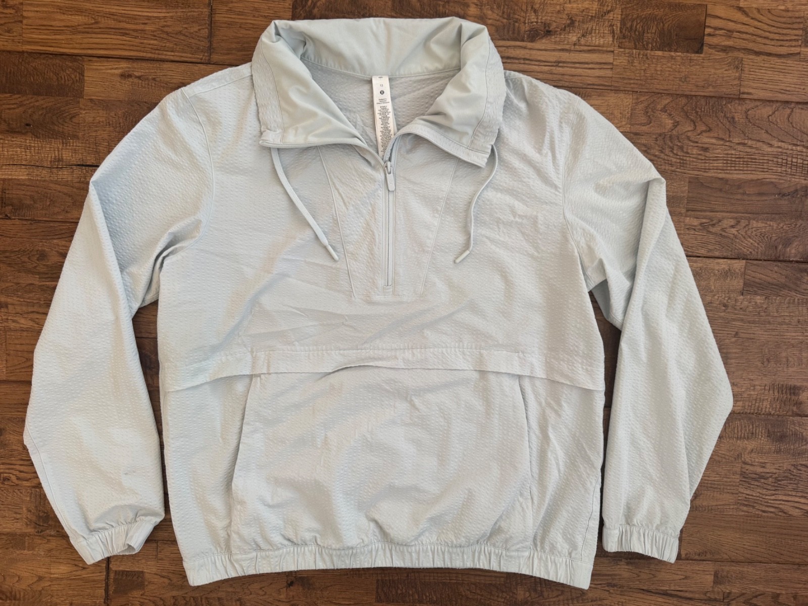 Lululemon Pack Light Pullover Packable Ocean Air … - image 2