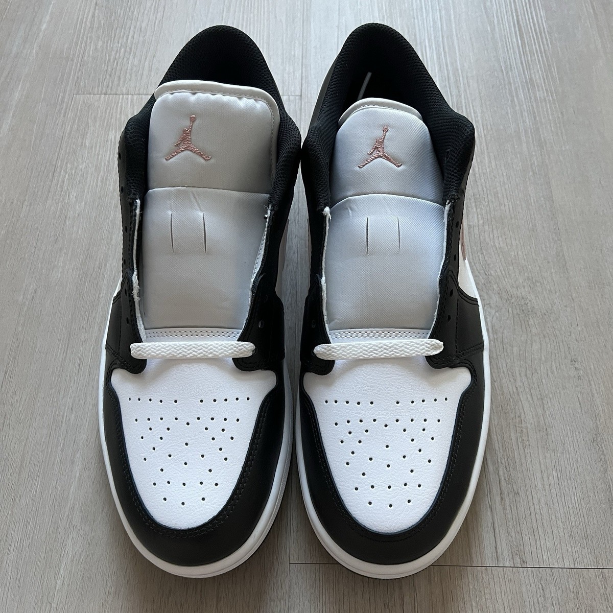 Nike Air Jordan 1 Low Black Rust Pink 553558-165 Size 11 Men | eBay