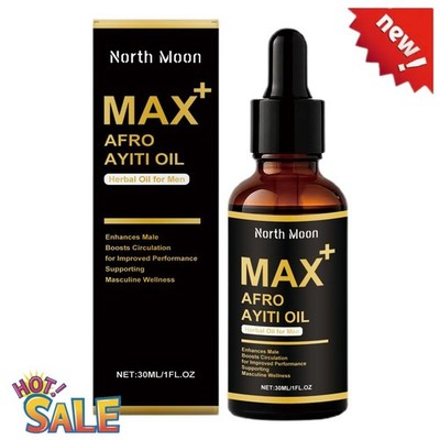 Max+ Afro Ayiti Oil Herbal Oil for Man Enhances Male Boosts Circulation - Best