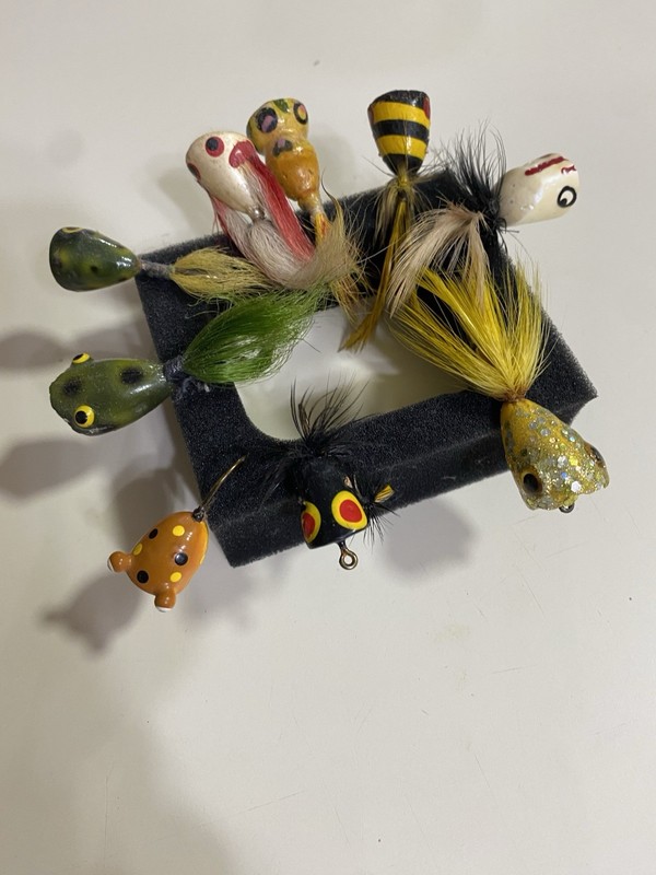 Bunch Of Bug Eyed Fly Rod Poppers