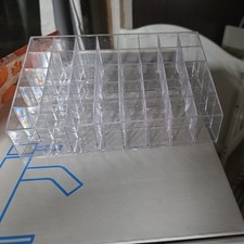Lipstick Holder Organizer, 40 Slots, Clear, Acrylic, New