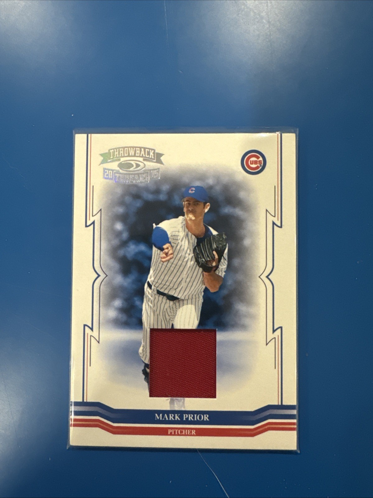 2005 Donruss Throwback Threads - Mark Prior #22 Jerseys /50 (MEM)