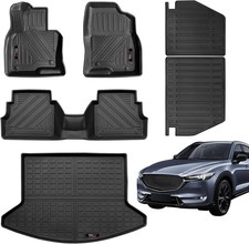 Custom for 2017-2024 2025 Mazda CX-5 Floor Floor Mats Cargo Liner Backrest Mat