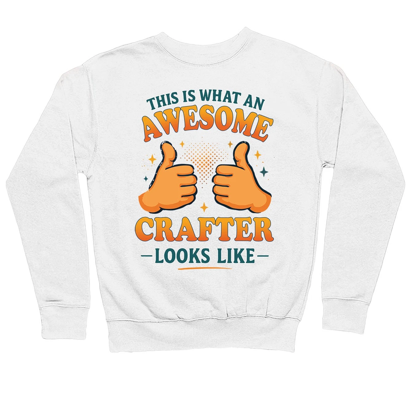 Awesome Crafter Sweatshirt for Men and Women