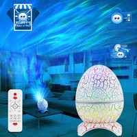 LED Sternenhimmel Projektor Mit Bluetooth Lautsprecher Nachtlicht Aurora