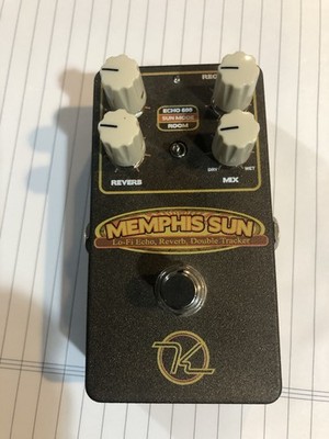 Keeley Memphis Sun Lo-Fi Reverb, Echo, and Double Tracker Guitar Effect Pedal