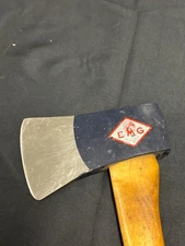 Vintage Swedish EMG Axe 743g / 1.64lb – Original Label – Hand Forged – NOS