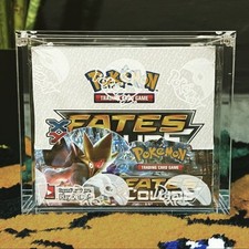     Premium Pokemon Booster Box Acrylic Case  6mm Thick  STRONG   Magnetic Lid