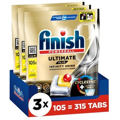 Finish Ultimate Plus Infinity Shine Citrus Spülmaschinentabs 315 Finish Tabs