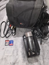 Canon VIXIA HF R20 Camcorder Black 8GB Internal Memory W/2 SD Cards Carry Bag