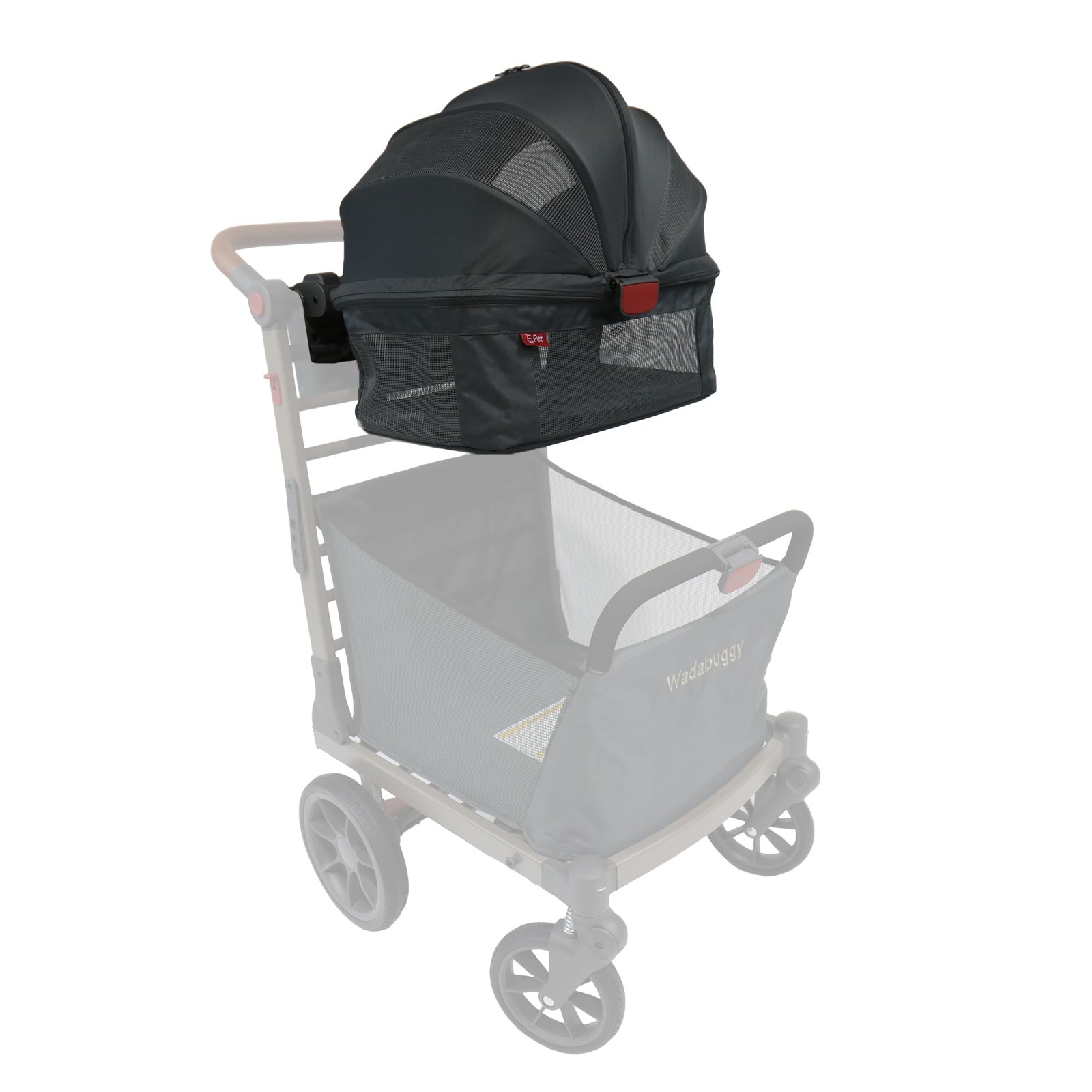 Wadabuggy Foldable Pet Caddy - Collapsible, Attachable & Removable Pet Carrier