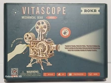 Vitascope Mechanical Gear Working Vintage Movie Projector 3D Puzzle ROKR LK601