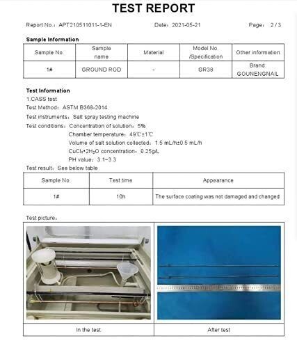 Ground Rod 3/8''x4' Grounding Stake Bonded Electrical Fence Grounding Bar For Si - Picture 7 of 8