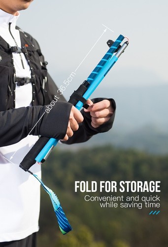 AONIJIE E4202 Lightweight Folding Collapsible Quick Lock Trekking Pole - Picture 11 of 28