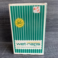 Lemon Scented Wet-naps Moist Towlettes Vintage Packaging Movie Prop