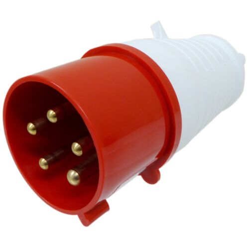 32 Amp 5 Pin Plugs and Sockets IP44 3 Phase 415V Red 32A 3P+N+E - Choose - Picture 2 of 21