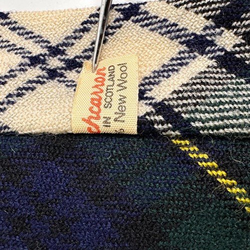 Vintage Campbell Dress Tartan Plaid Tie By Lochcarron 100% Wool Mens 56"x3" - Picture 4 of 7
