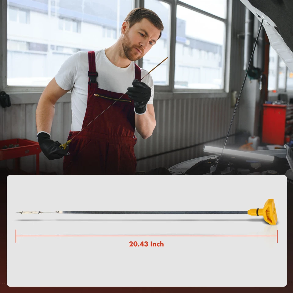 Varilla de medición de aceite de motor para Subaru Outback 00-04 Forester 98-05 Impreza Legacy Baja Foto 3 de 4