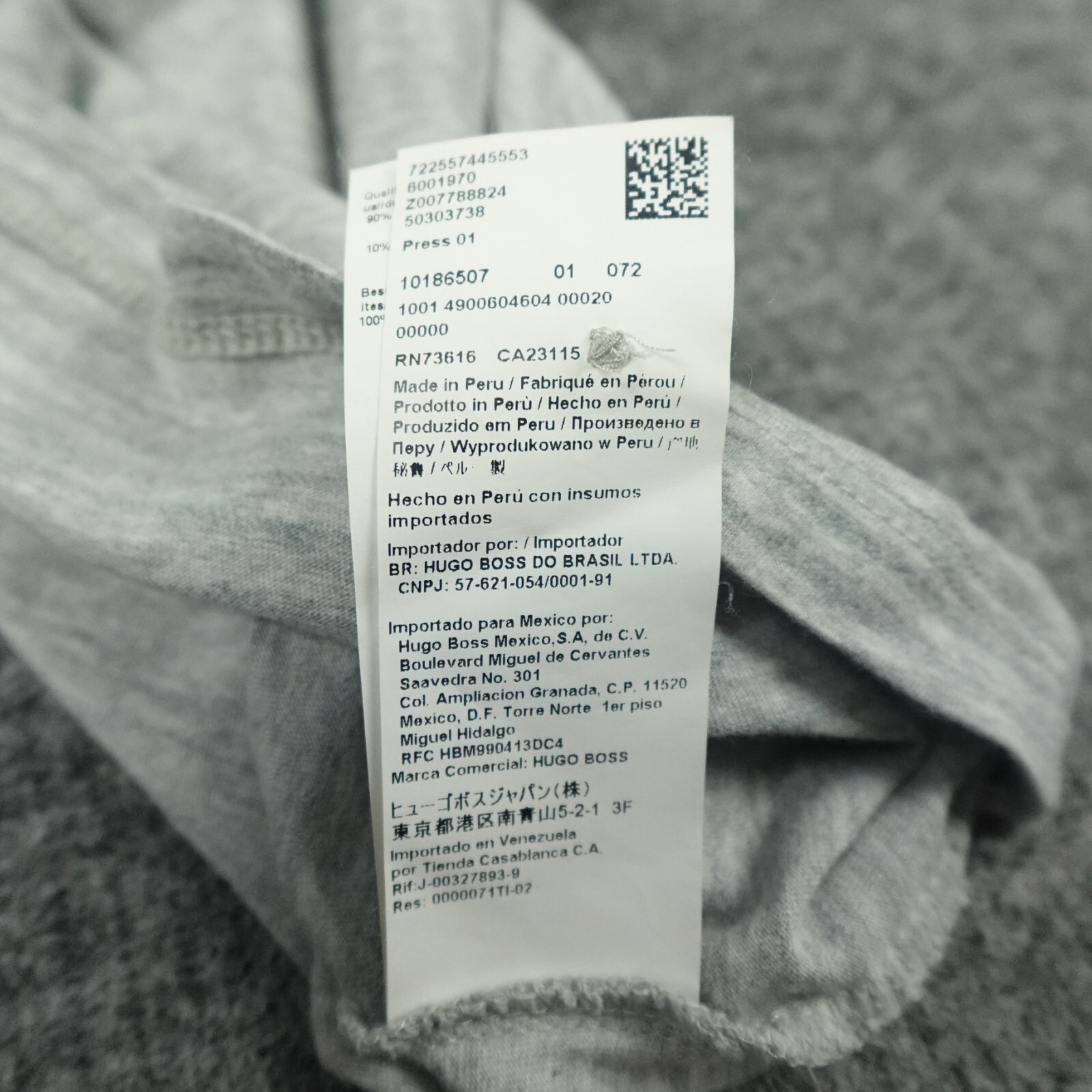 Hugo Boss Shirt Mens Medium Gray Polo Golf Preppy Regular Fit Casual Adult thumbnail 5