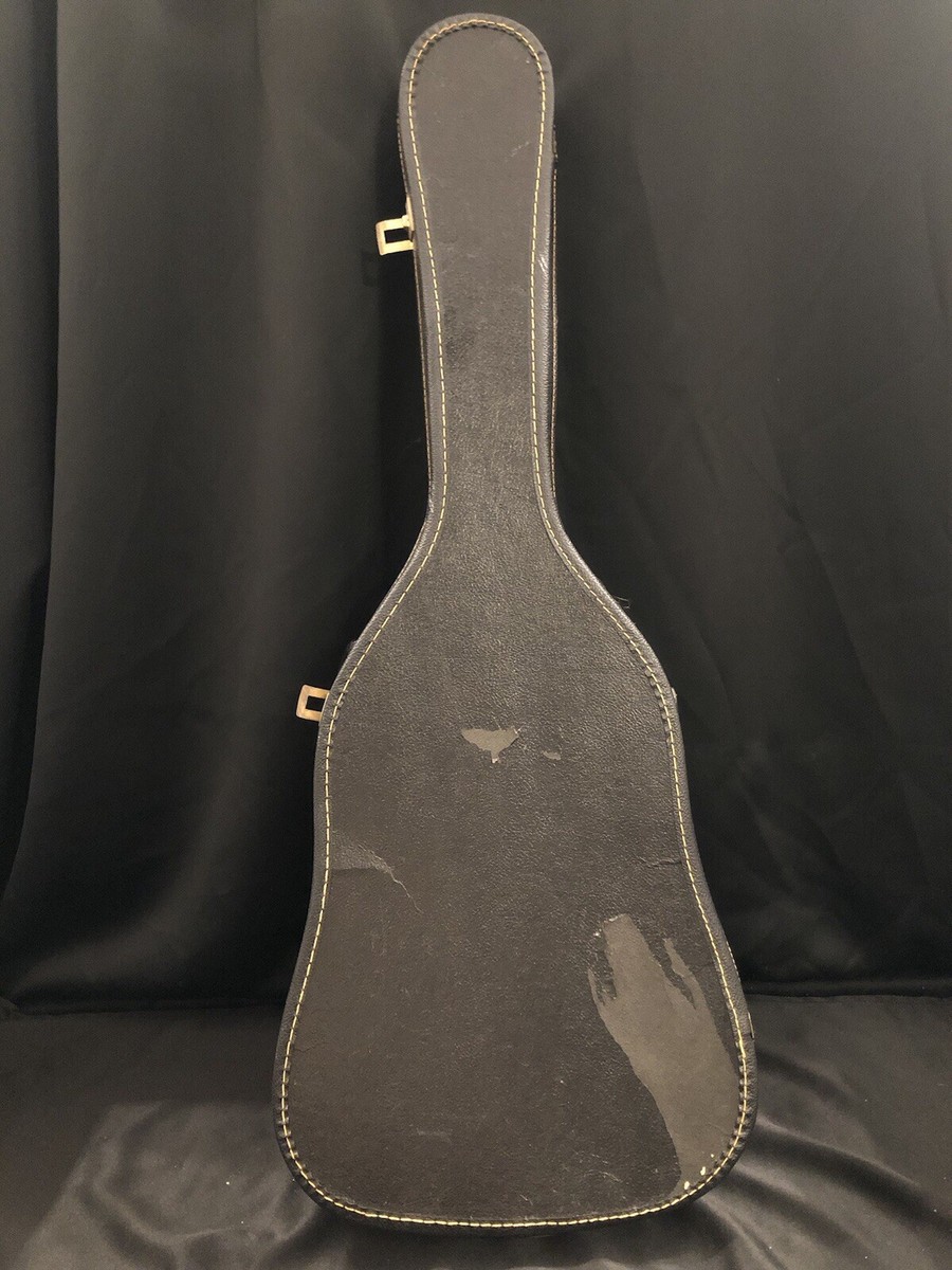 Vintage Rare Harmony Stella Acoustic Guitar With Case Taiwan