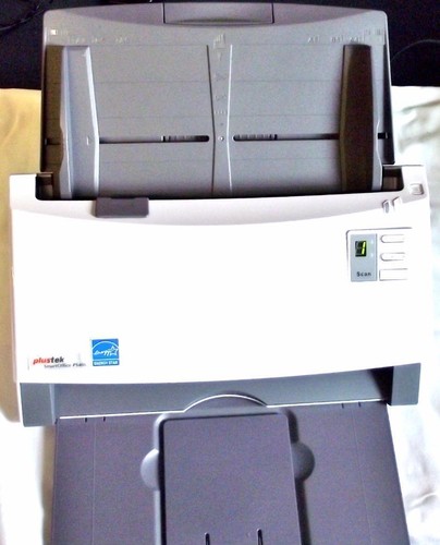 PLUSTEK Scanner 40 PPM SMARTOFFICE PS406 smart office scanner Some Yellowing - Picture 6 of 8