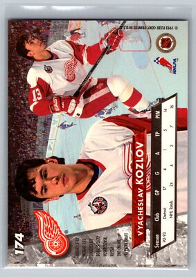 レッドダイヤモンズ 選手名鑑 ’93 VHS Vyacheslav Kozlov 1993-94 Ultra HOCKEY #174 Detroit Red Wings HOF