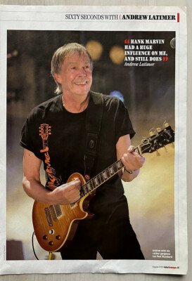 ANDREW LATIMER - 2018 full page UK magazine poster CAMEL