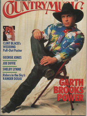 Country Music January/February 1992 Garth Brooks George Jones CMSA Loretta Lynn