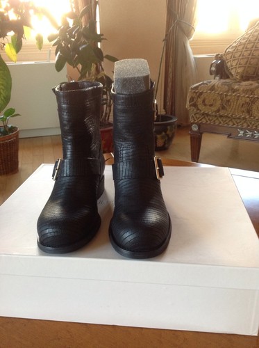 Short Biker Boots Sz 36 