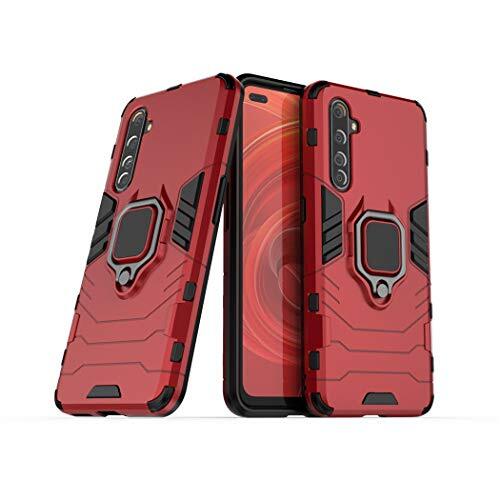 Compatibile con OPPO Realme X50 Pro 5G Cover, Custodia Armor Anello (h4N)
